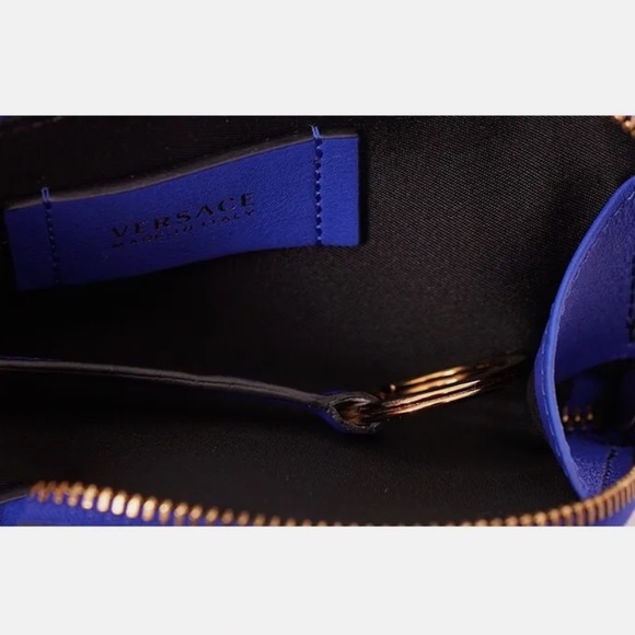 Versace La Medusa leather Zipper/Card holder wallet NEW (AUTHENTIC) - Picture 8 of 16